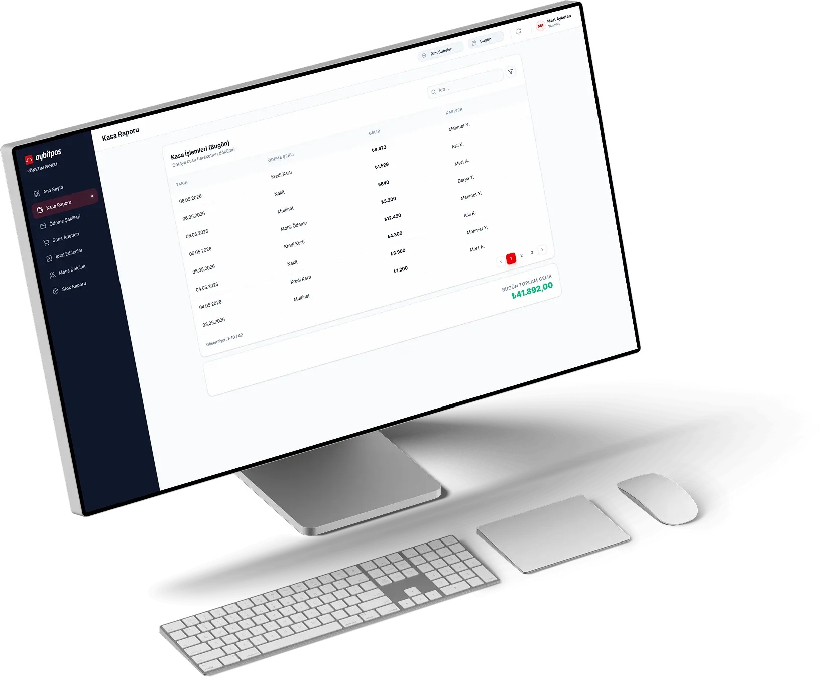 aybitpos yönetim kasa